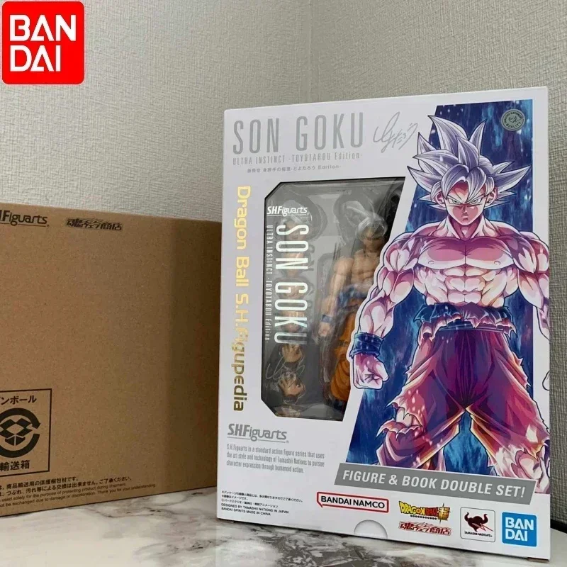 

In Stock Original Bandai Dragon Ball Z Vj30th S.h.figuarts Son Goku Ultra Instinct Toyotaro Edition Super Saiyan Action Figure