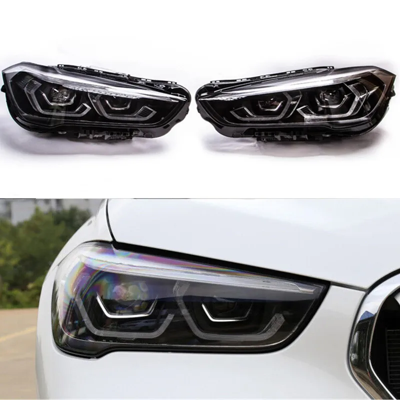 Front Modified Head Light Left Right Side X1 F49 Head Lamp Auto Lamps Upgrade Headlight 2016 2017 2018 2019