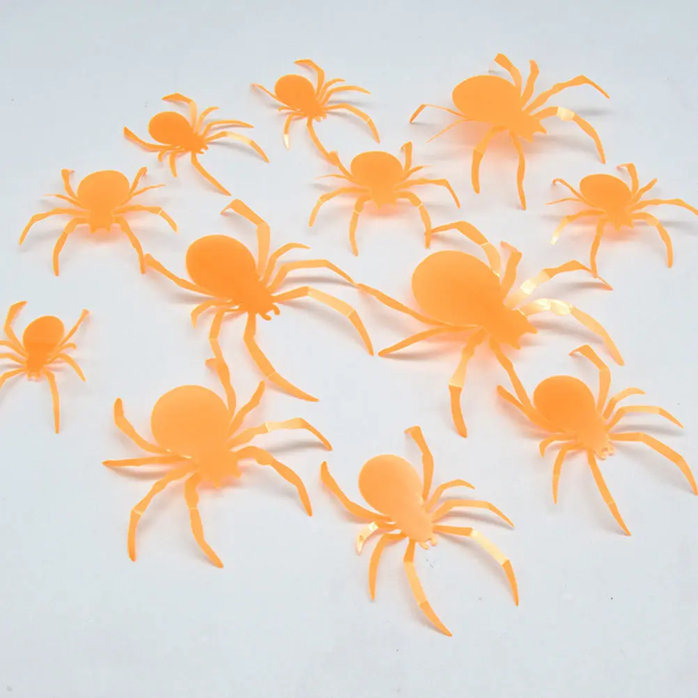 

36 Pcs Glow Spider Wall Sticker PVC Halloween Decor Home Wallpaper Fall Halloween Window Sticker Festive