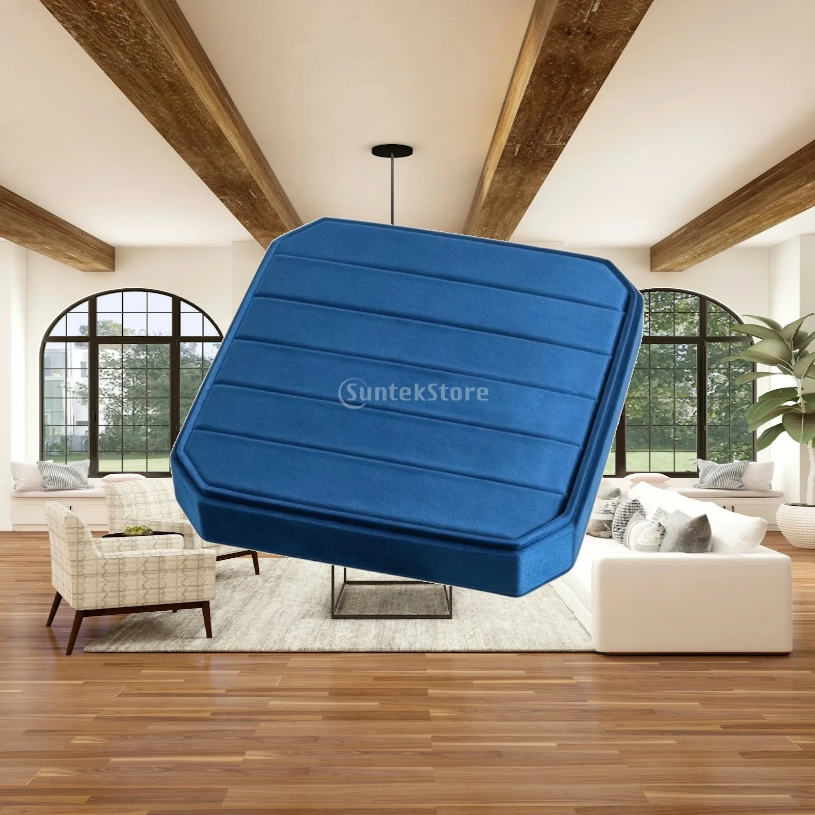 Velvet Jewelry Box Luxurious Jewelry Packaging Box Cushioned Compact for Vanity, Dresser Drawer