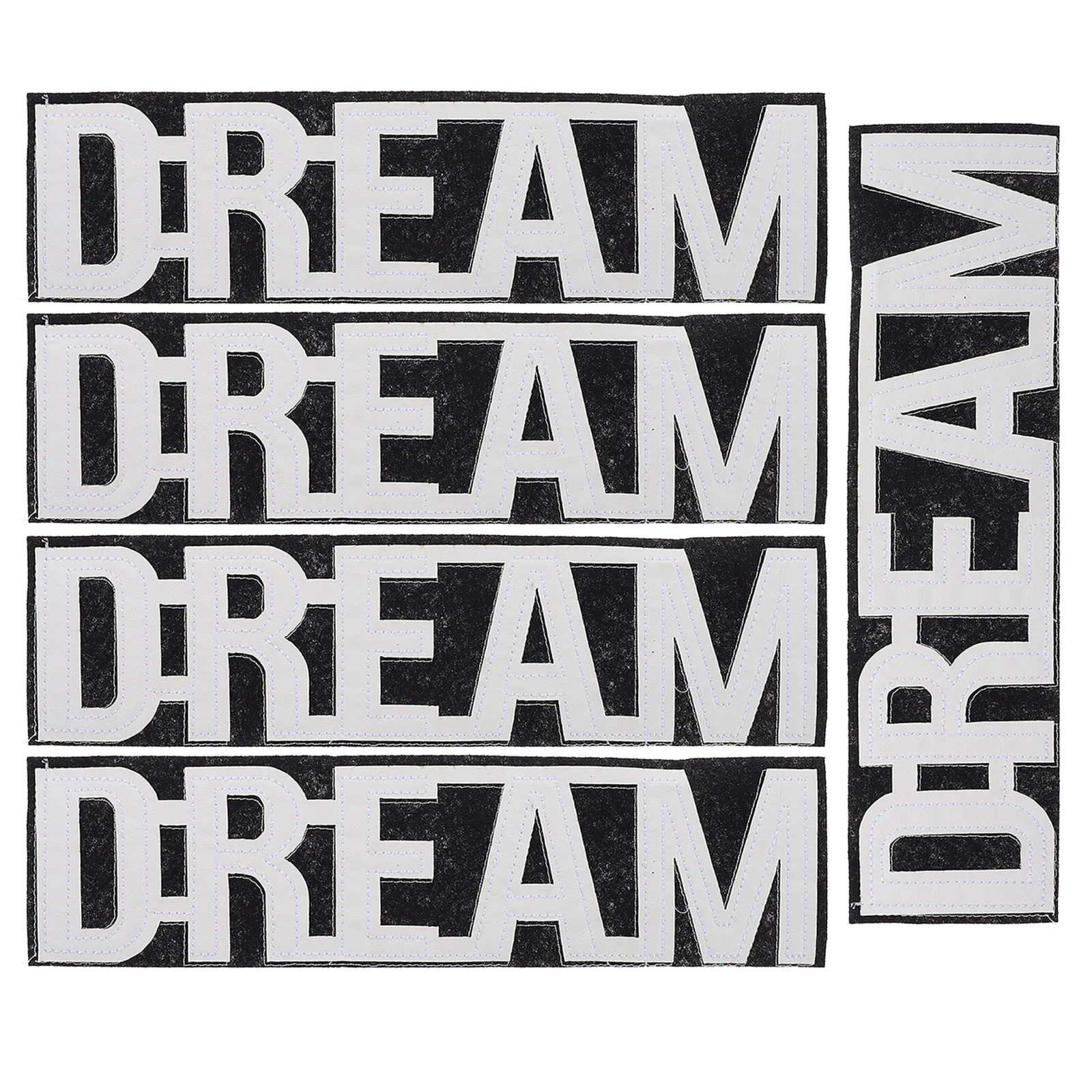 

5 pcs Embroidered Patch For Clothing Repair Diy Sewing Applique Decorative Iron-On Crafts Accessory Garment Patches Sewing