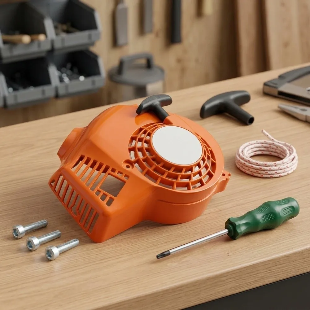 Recoil Starter for BG50 Leaf Blower Matches Original Equipment Specifications for 42290802107 With Screws Handle and Rope