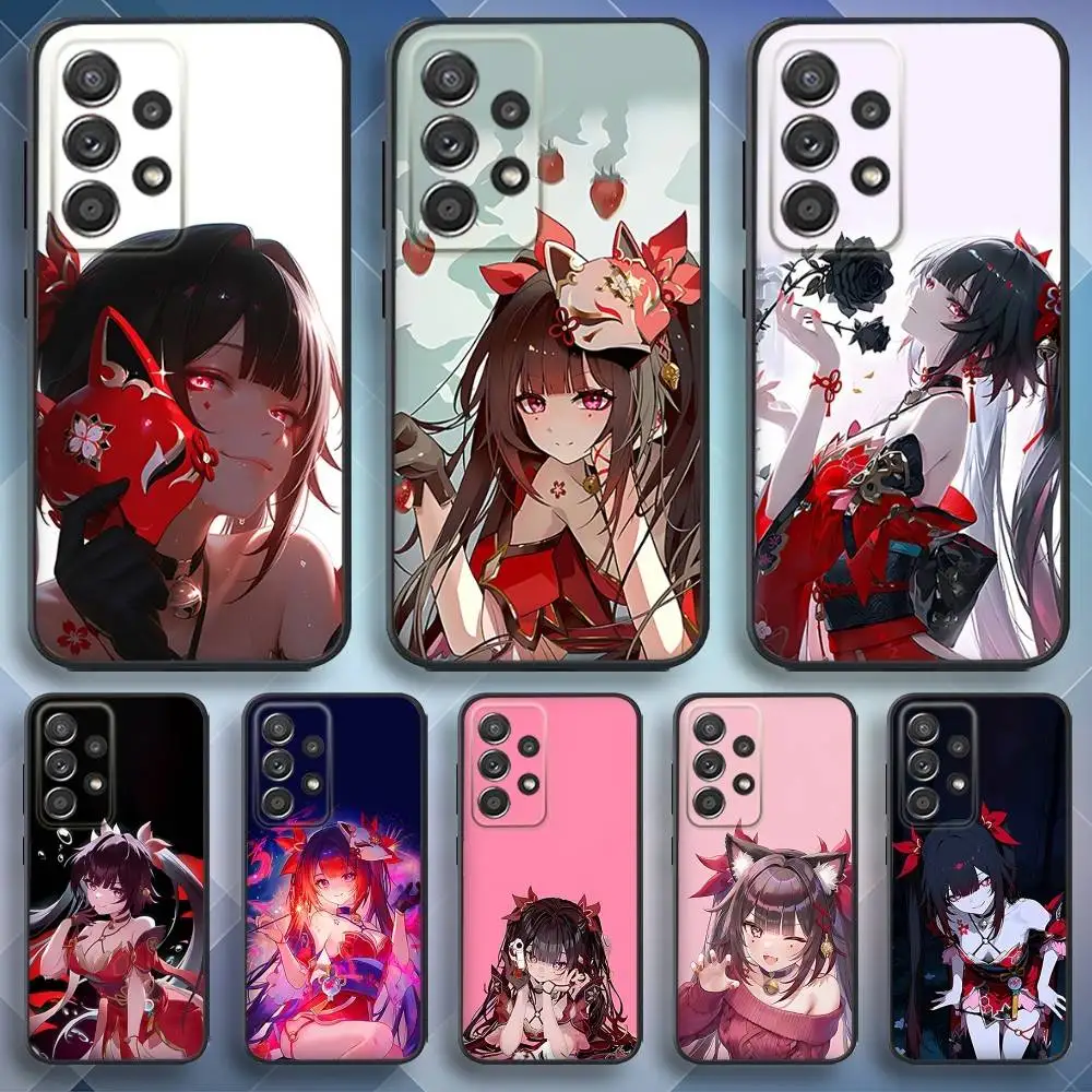

S-Sparkle Game H-Honkai Phone Case For Samsung S 25,24,23,22,30,21,10,9,Ultra,Plus,Lite,FE,4,5 G Soft Black Case