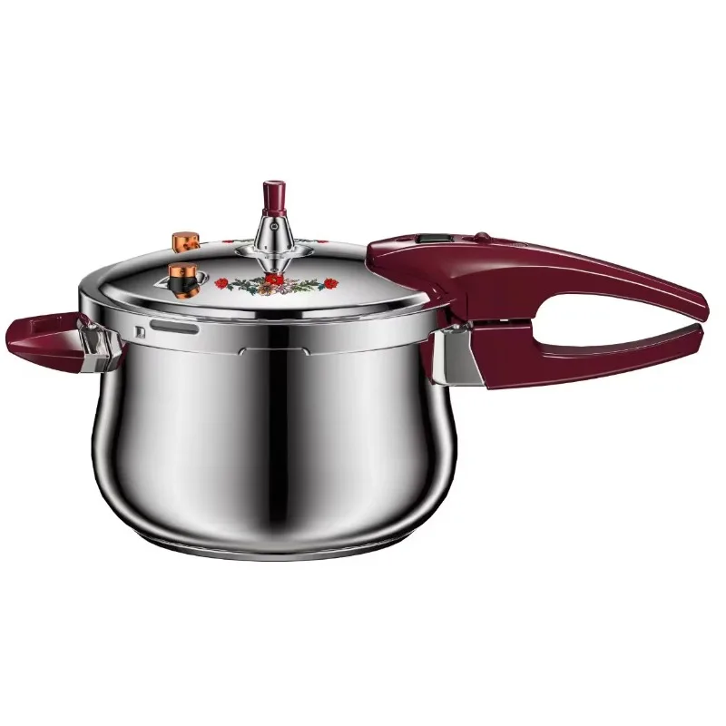 

Stainless steel pressure cooker classic design