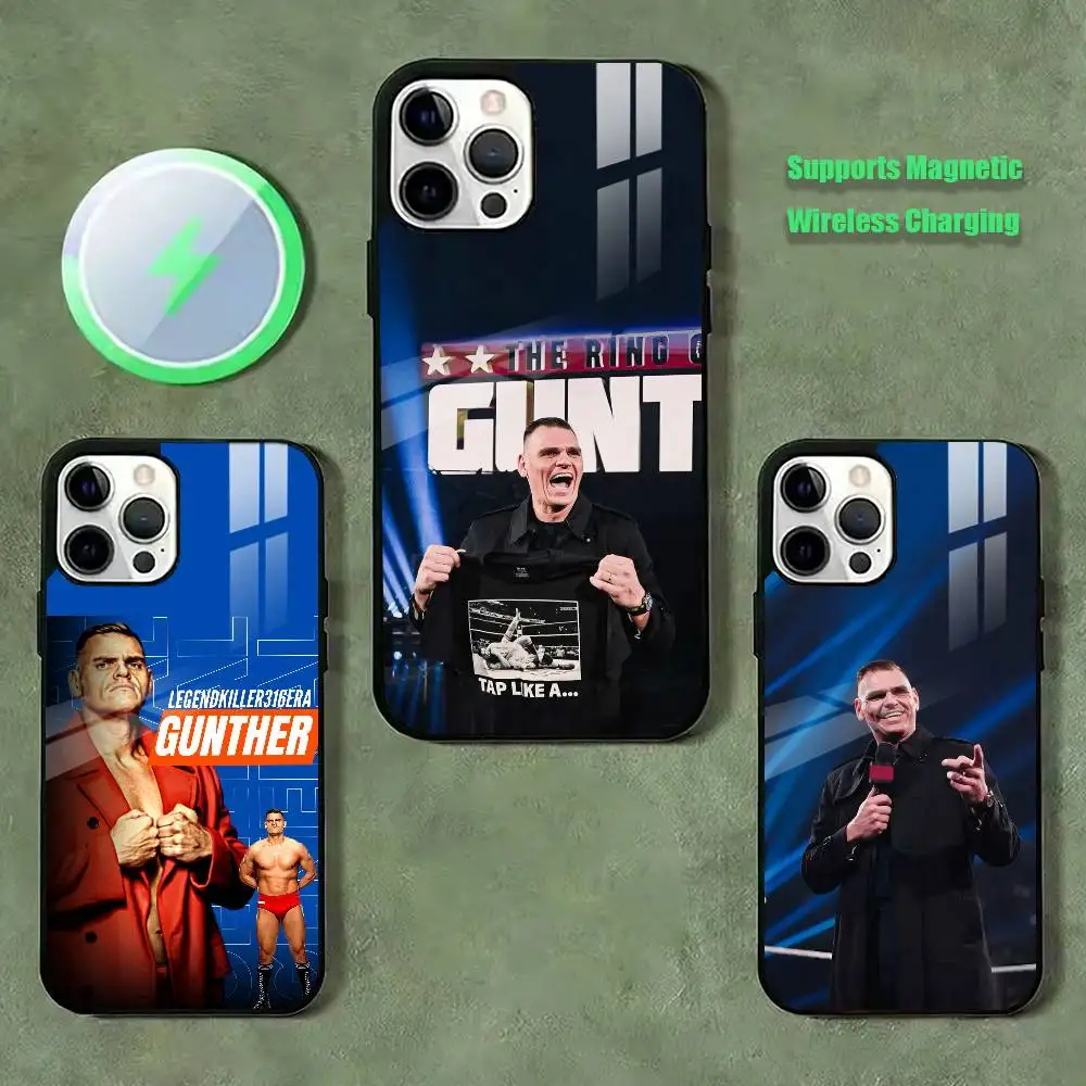

wrestler Gunther Phone Case For iPhone17,16,15,14,13,12,11 Plus,Pro Allows magnetic wireless charging