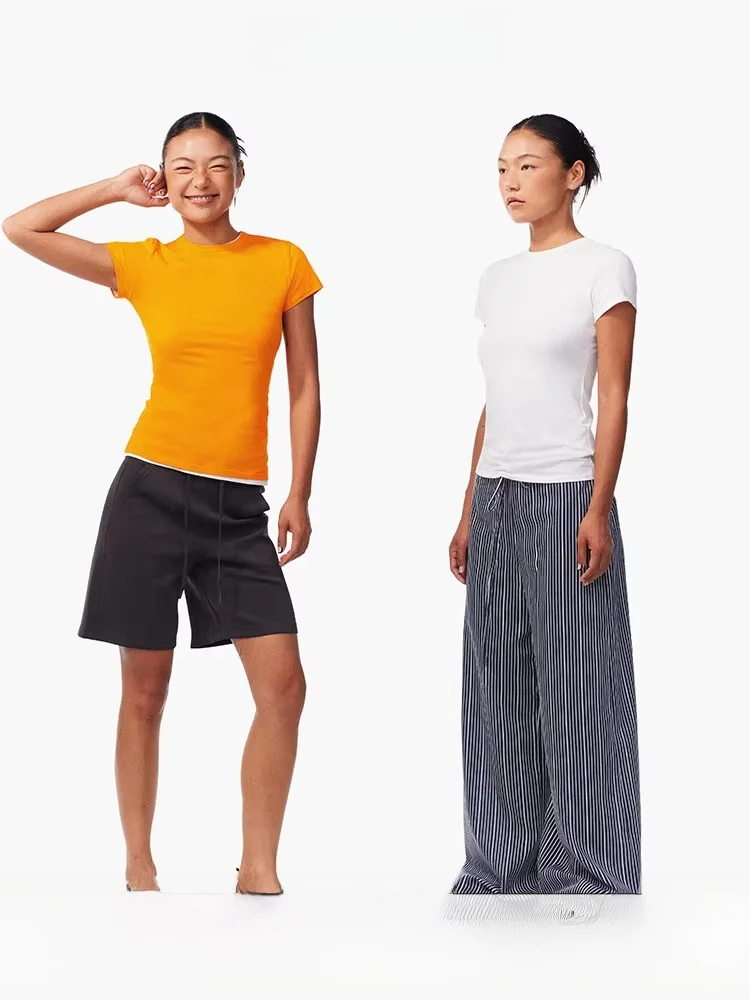 

Футболка Age of Ascent Classic Versatile Closet Essential Slim Fit с коротким рукавом, нижнее белье, корейская версия, хлопок