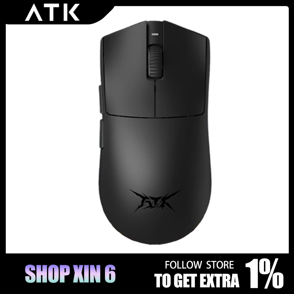 ATK Blazing Sky X1 Ultimate Wireless Mouse Dual Mode 8k Return Master Gaming Esports Mouse Paw3950 51g Mice Pc Accessories Gifts