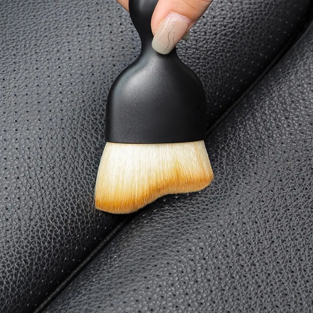 Ultra Soft Dust Brush Curved Design Car Interior Cleaning Brush Car Detailing Brush Air Conditioning Outlet Car Cleaning Tools