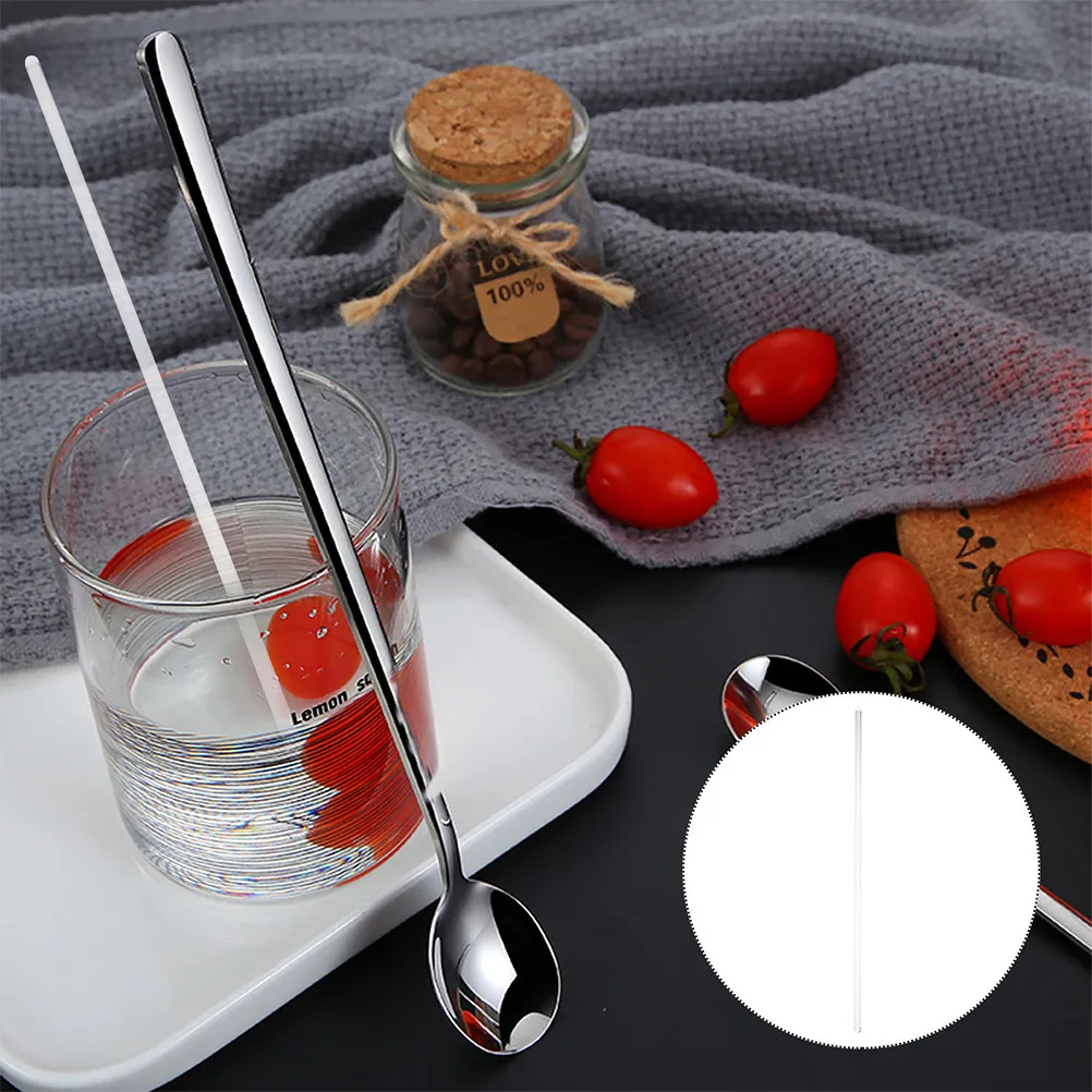 10Pcs Glass Stirring Rods Heat Resistant Corrosion Resistant Rounded Smooth Ends for Science Experiments Chemistry Physics
