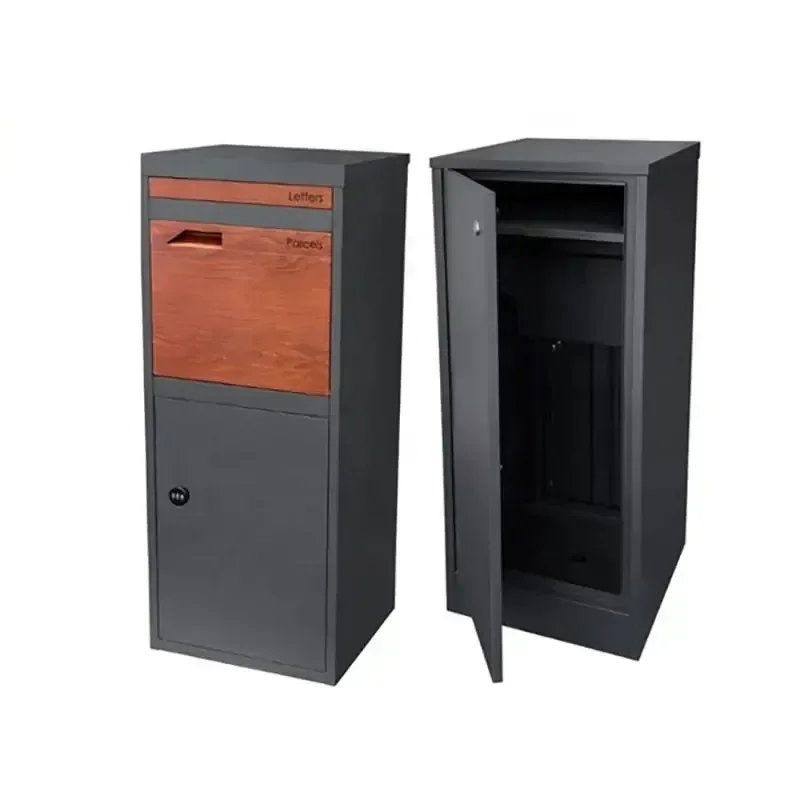 Parcel Box Manufacturer Wholesale Custom Courier Box Galvanized Steel Parcel Delivery Receiving Box Mail Drop Letterbox