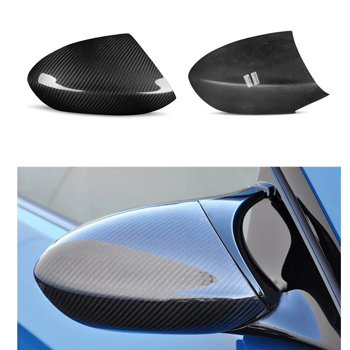 

E92 M3 Stick on Dry Carbon Fiber Mirror Cover for E90 E92 E93 M3 2009-2013 E82 1M Coupe 2011 Rear View Side Mirror