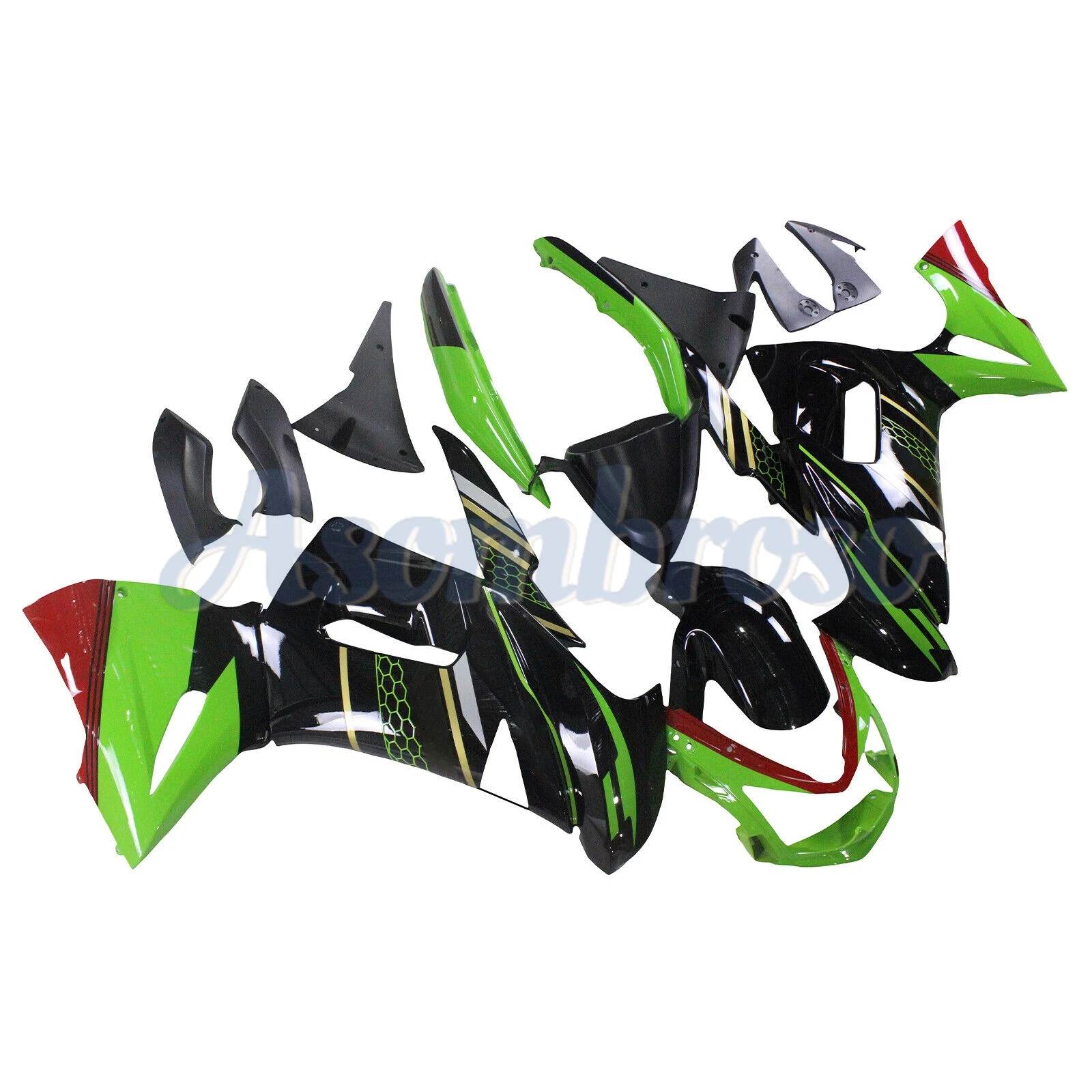 For NINJA650 2006 2007 2008  ER6F ER-6F Injection ABS Plastics Full Fairings Kit Bodywork Replace ER-6F ninja650r - view 2