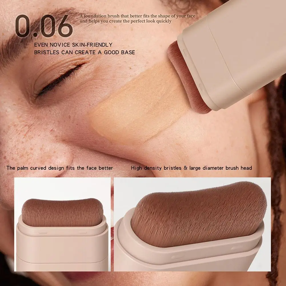 Velvet Matte Foundation Stick คอนซีลเลอร์อ่อนสูง Contouring Lasting กันน้ํา Sweatproof High Coverage Foundation ครีม