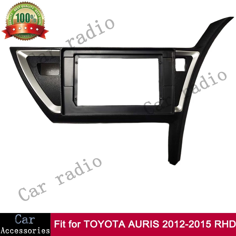 For TOYOTA AURIS 2012-2015 10.1 Inch Car Radio Android Stereo Frame Player 2Din Head Unit Fascia Panel Dash Board Cover Casing