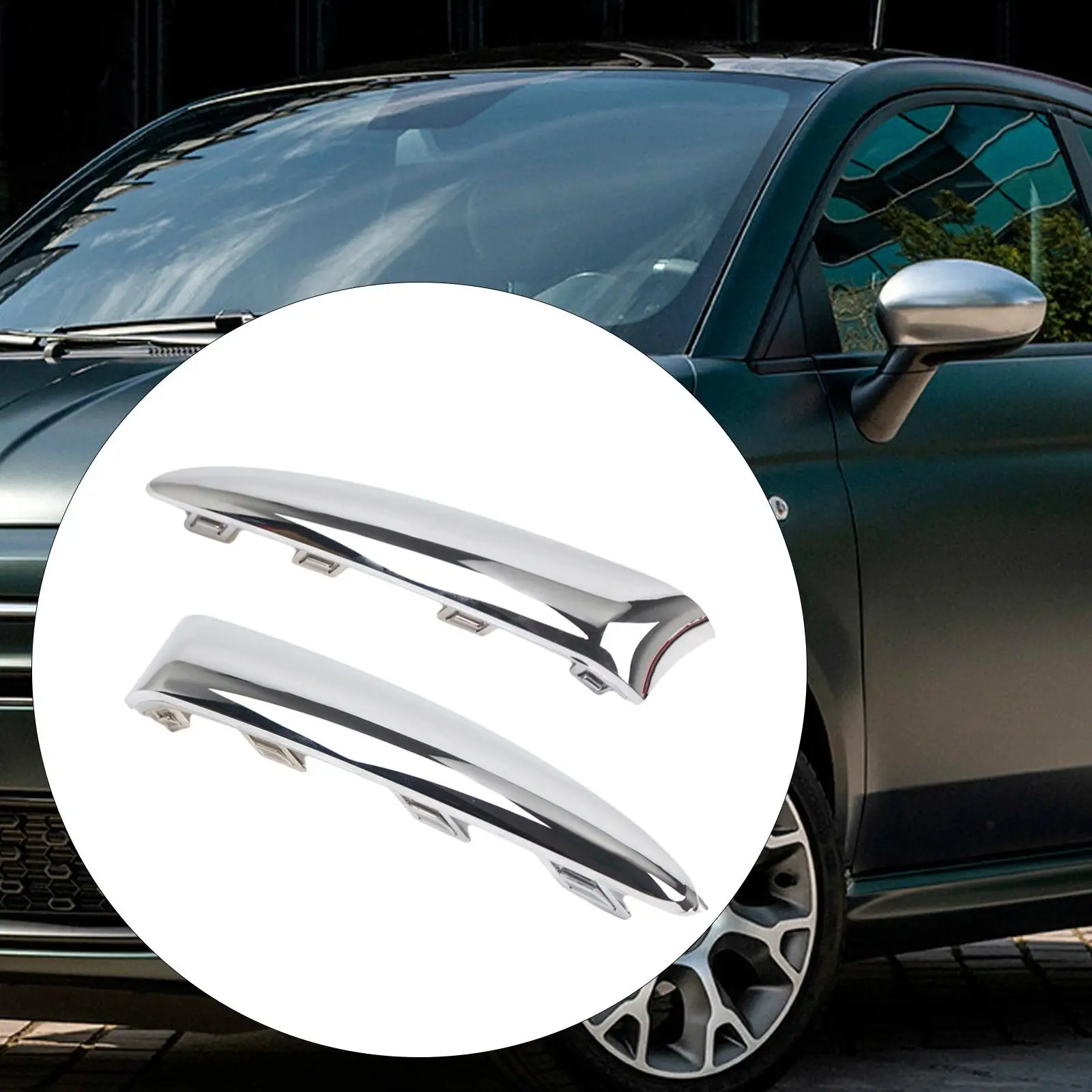 Car Front Lower Lip Trim, DIY Vehicle Front Grille Trim Molding 500