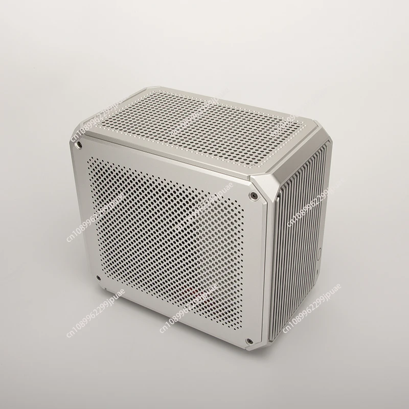 DIY Mini ITX Aluminum Chassis Horizontal GPU Installation Compact Small Desktop HTPC Gaming Computer Case