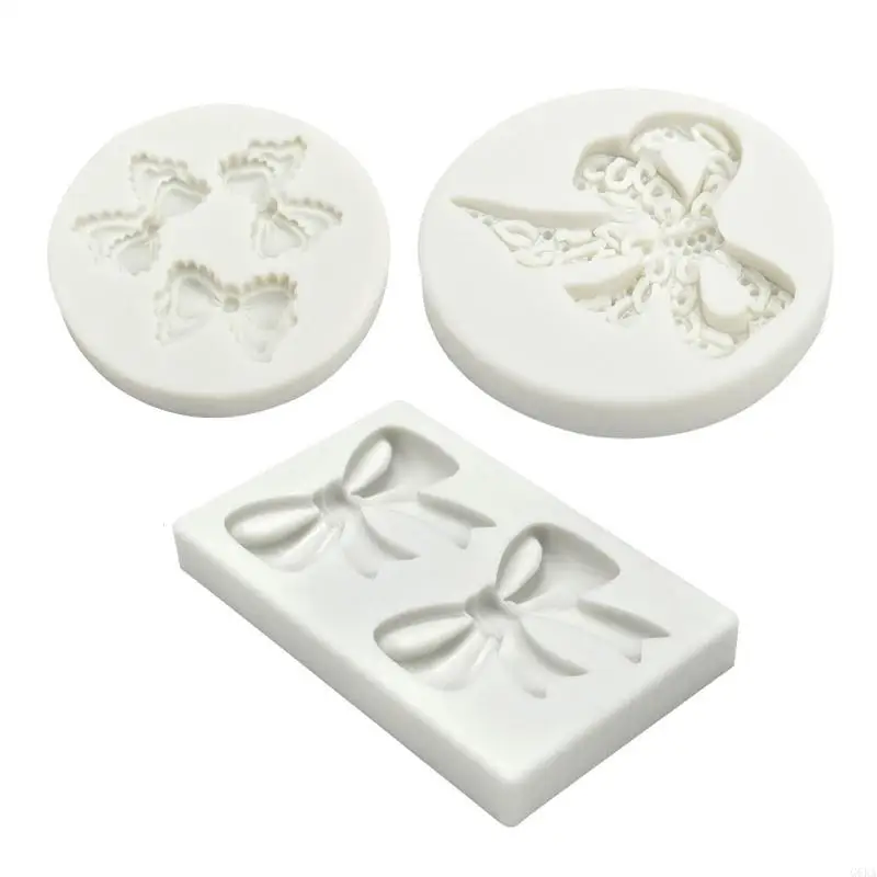 

G6KA Bow Shaped Silicone Mold Chocolate Fondant Mould Handmade Soap Mold