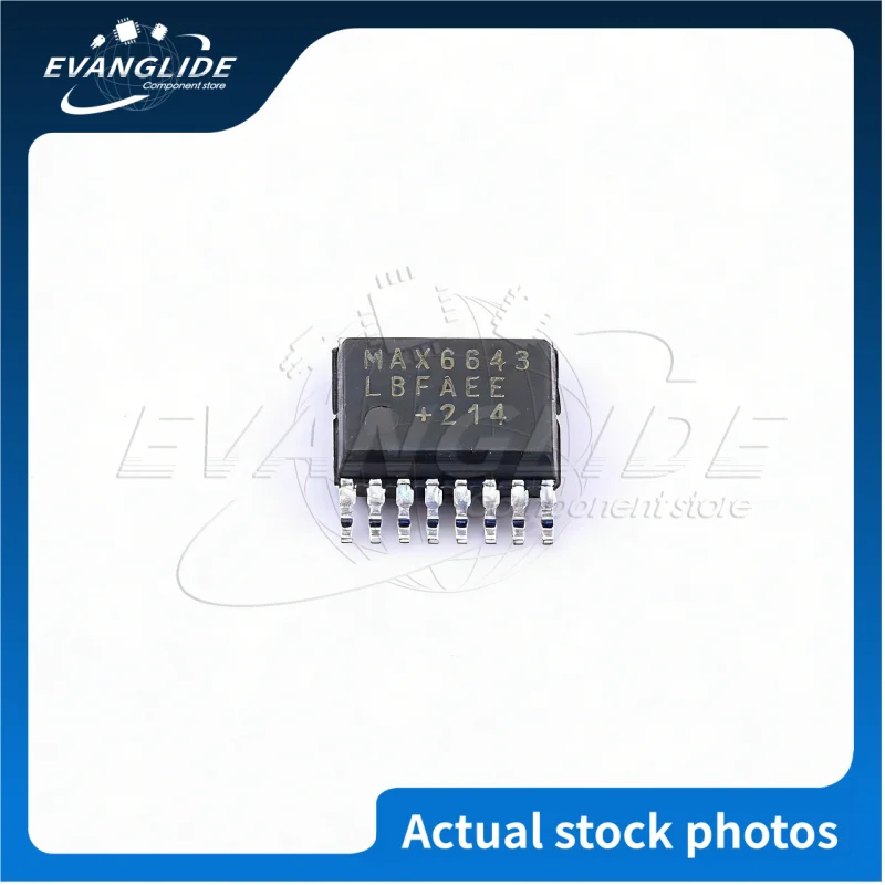 2 PCS/LOT 100%Original & New MAX6643LBFAEE+ Auto PWM fan speed controller, over-temperature alarm temperature sensor In Stock