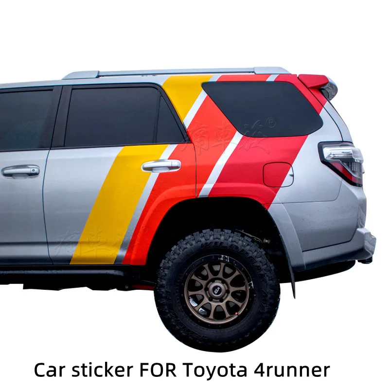 Car sticker FOR Toyota 4runner body left and right side decoration sporty and fashionable decal accessories