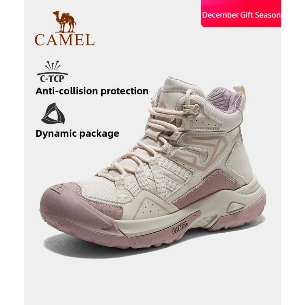 

Camel Women Hiking Boots Waterproof Sports Climbing Trekking Woman Boots New Luxury Designer Winter Outdoor Women's Sneakers