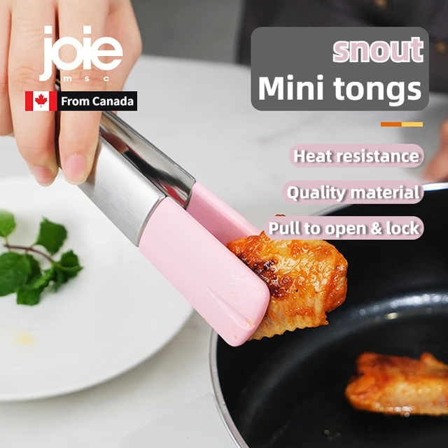 joie Wielofunkcyjne szczypce kuchenne z silikonowym uchwytem Klips do żywności ze stali nierdzewnej Klips do grillowania Odporny na ciepło
