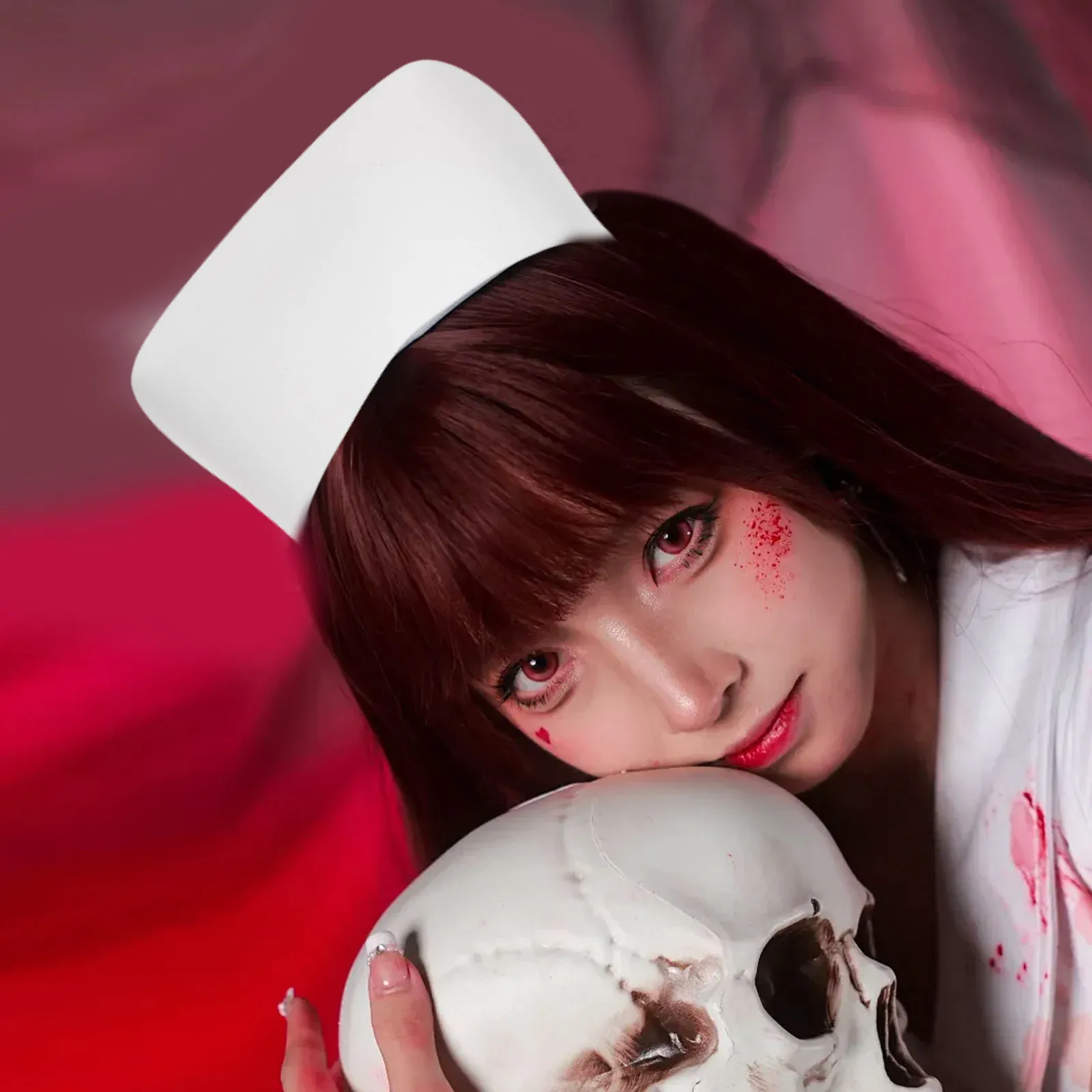 Thin Nurse Cap Women Breathable Comfortable Fabric Nursing Headwear Medical Uniform Accessories Surgical Hat Workwear Gear