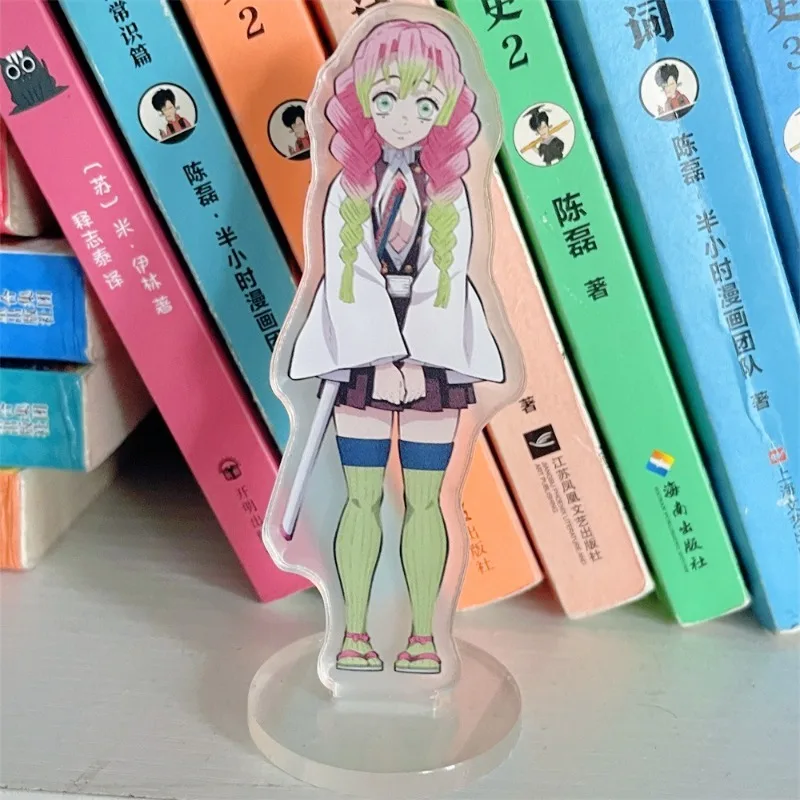 

Kawaii Demon Slayer Acrylic Ornaments Kanroji Mitsuri Anime Action Figure Car Desk Decoration Model Children Toy Christmas Gifts