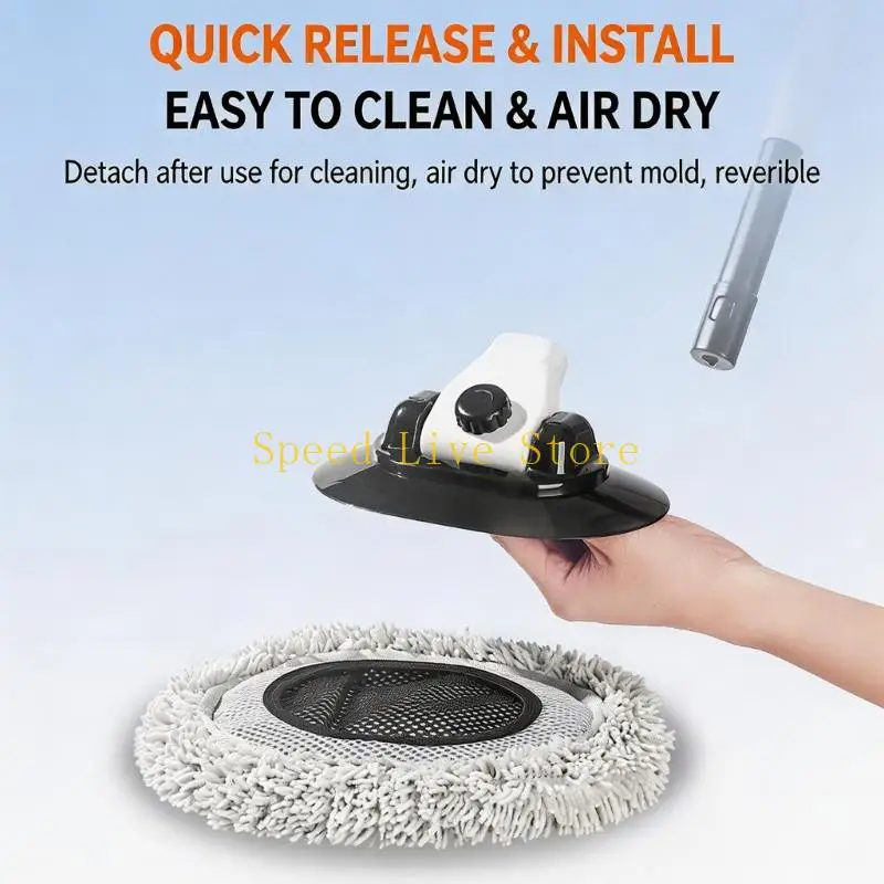 547C Car Cleaning Brush Detailing Adjustable Super Absorbent Car Wash Brush Telescoping Long Handle Clean Mop
