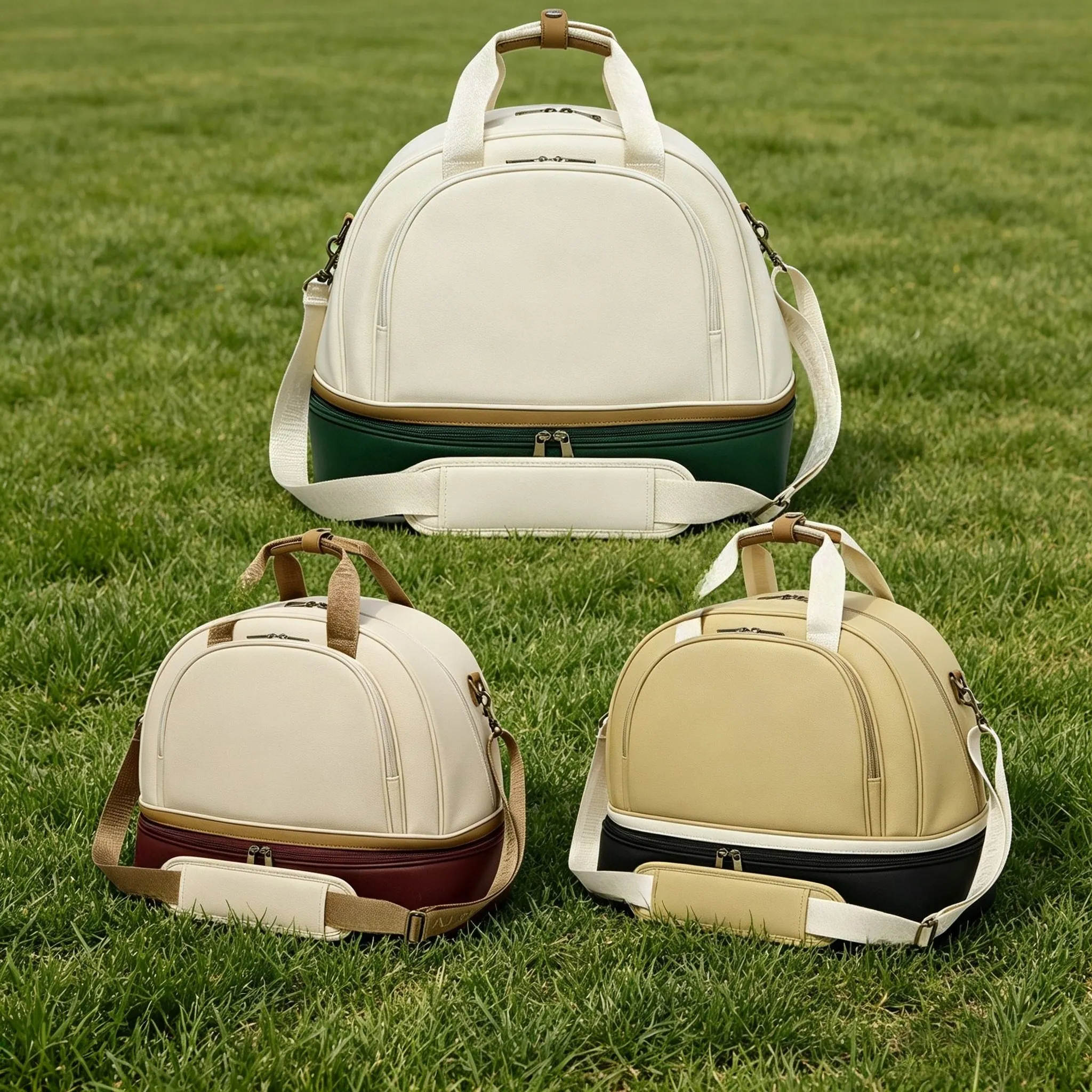 2026 Korean Style Unisex Golf Clothing Bag Double‑Layer Large Capacity Fashion Sports Handbag