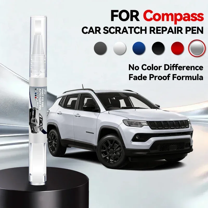 

Vehicle Dedicated Exclusive For Jeep Compass Car Paint Repair Pen Touch Up Scratch Remover DIY Auto Accessories White 296 Black