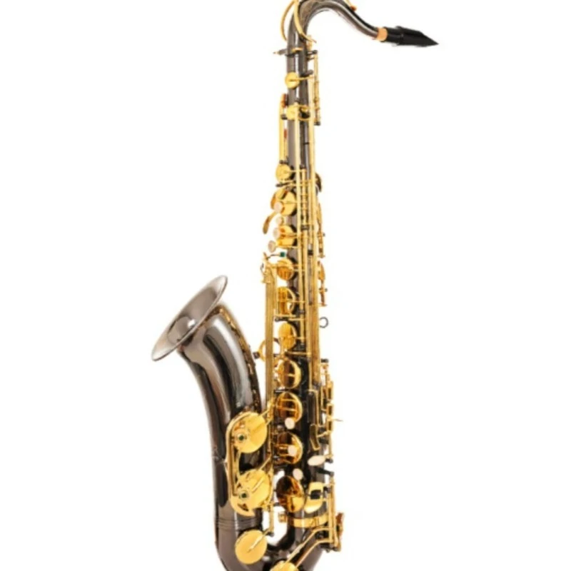 

Тенор-саксофон B-клавиша Dasha Double Bar Reinforced STS-680, черный никель с золотом