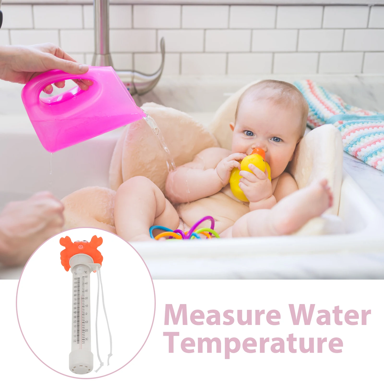 

Cute Floating Pool Thermometer For Water Temperature Measurement Bathtub Spas Pond Hot Tubs Easy Read Dual Scale Fahrenheit