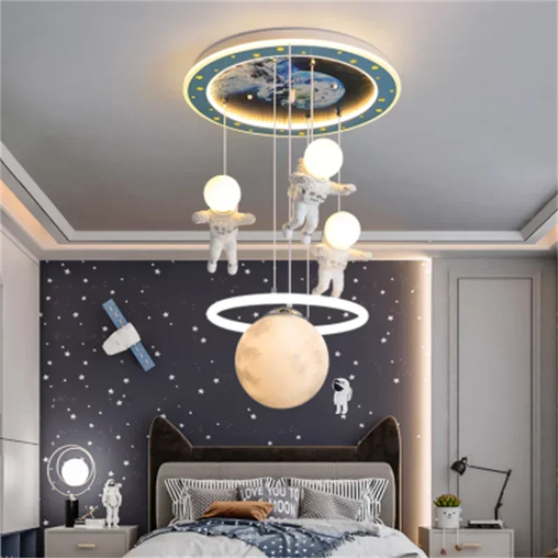 Home Decoration Modern Chandelier for Bedroom Kids Room Cute Lamps Interior Lamp Smart LED Chandeliers Indoor Lighting