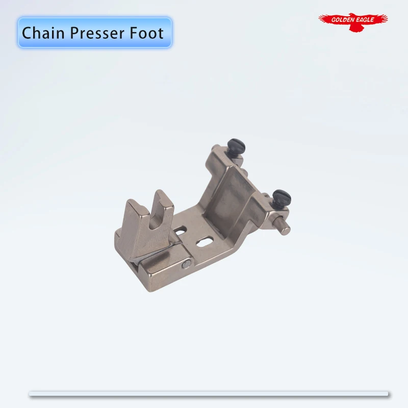 380 Double Needle Chain Bottom Guide Belt Presser Foot Adjustable Guide Tape Sticker Foot Chain Sewing Machine Accessories