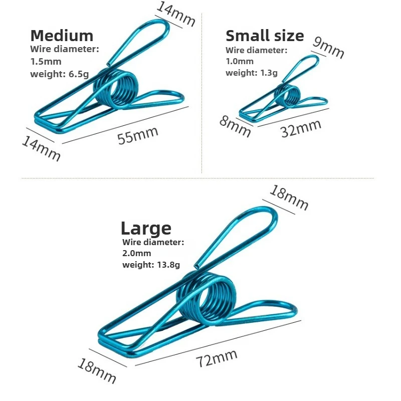 Clips creativos de Metal para peces pequeños, Mini Clips para billetes ahuecados, Clips de cola larga coloridos para revistas, suministros de encuadernación para oficina