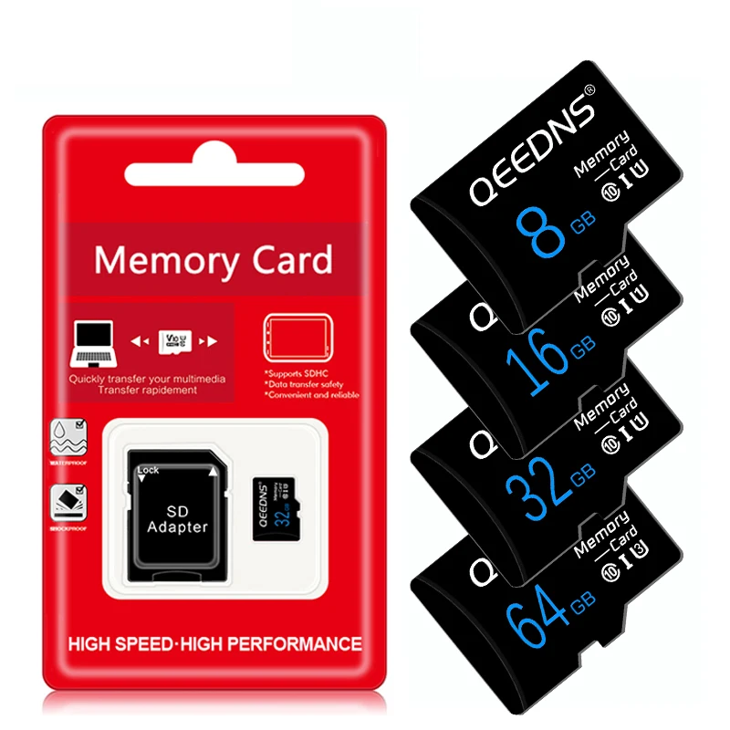 高速監視メモリカード,マイクロTFカード,フラッシュSDカード,u3,8GB, 16GB, 32GB, 64GB, 128GB, 256GB,クラス10