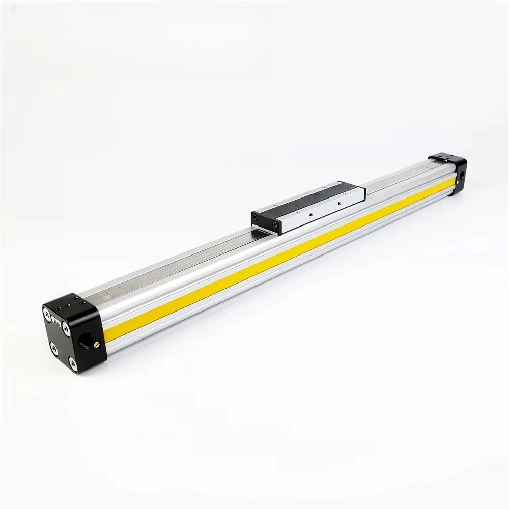 OSP-P25 Rodless Cylinder Mechanical Jointed Slide Rail Cylinder From OST Roadless Pneumatic Parts Supplier