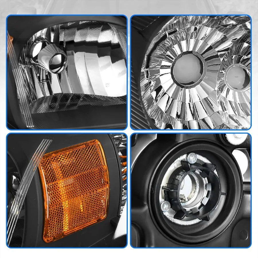 مجموعة المصابيح الأمامية متوافقة مع 20052010 تشيفي كوبالت 20052006 بونتياك السعي 20072009 بونتياك G5 للسائق والركاب