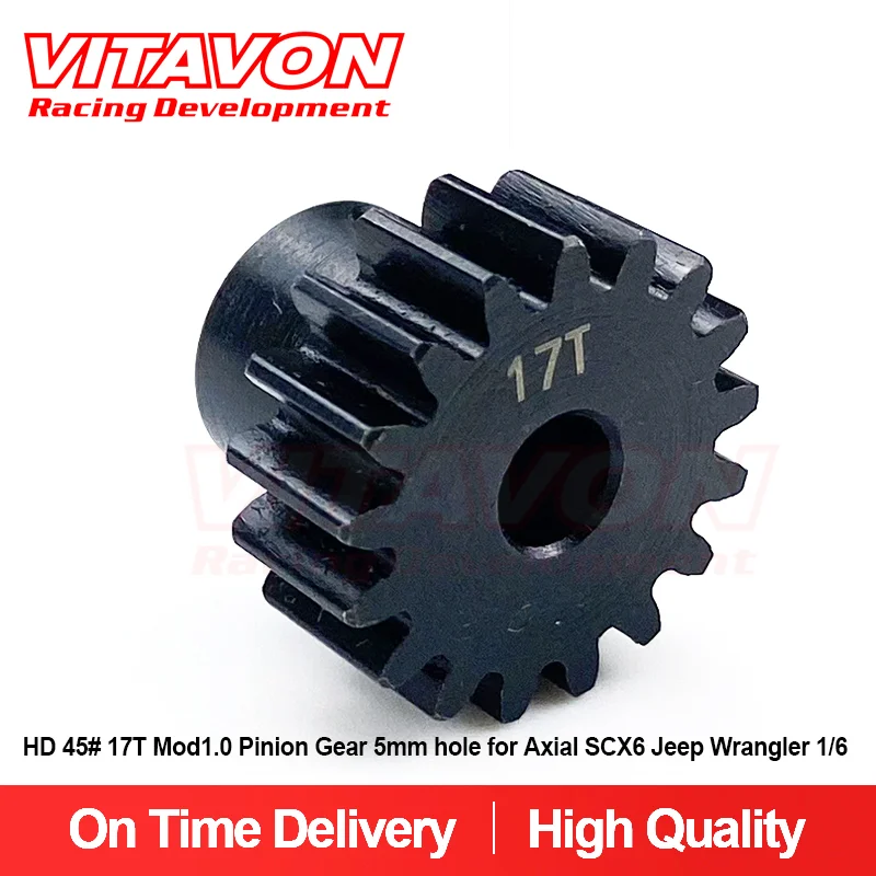 Przekลadnia VITAVON Mod 1.0 otwรณr 5mm 17 T 45 # dla saล osiowych SCX6 Arrma 6S