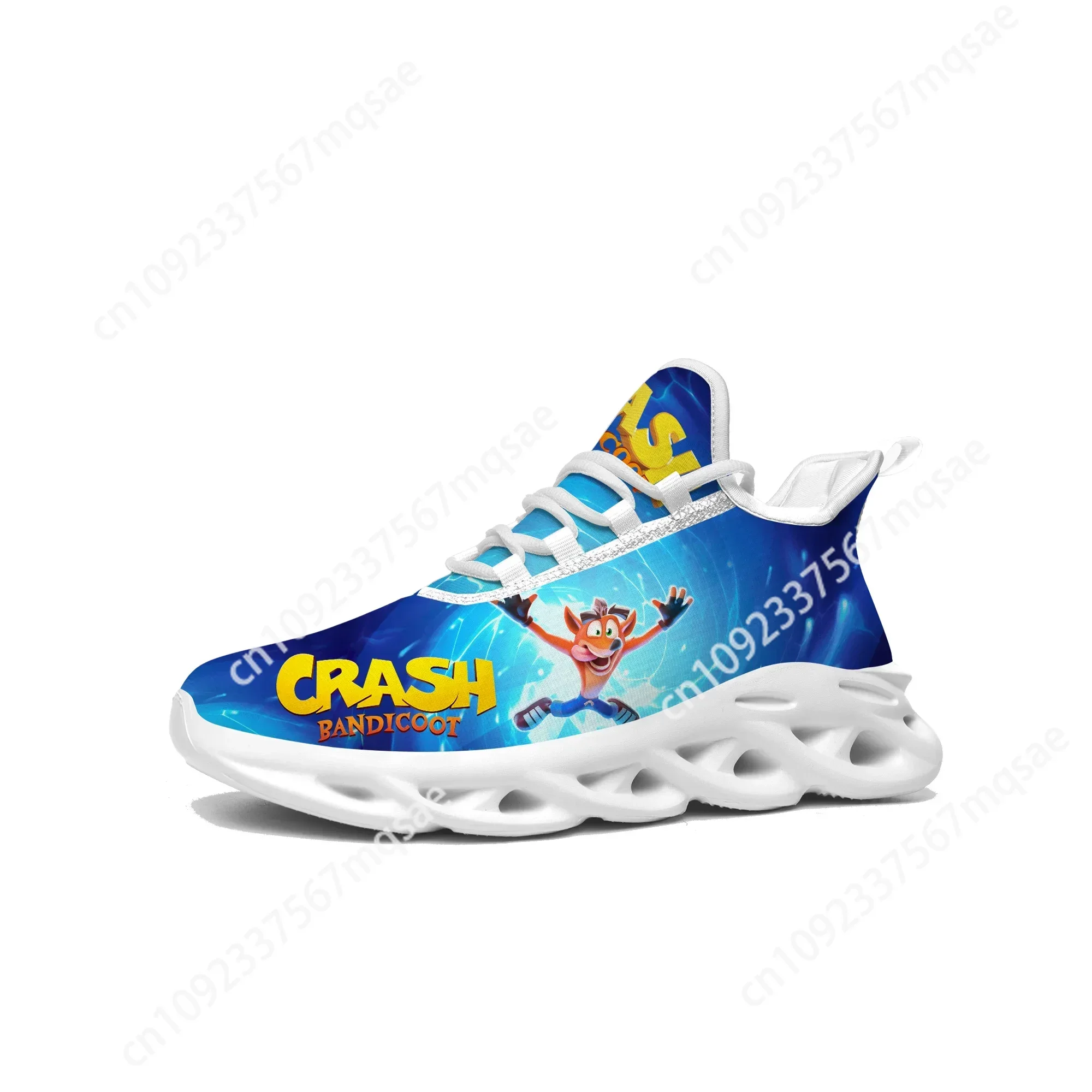 

Crash Bandicoot Sneakers Cartoon Game Mens Womens Teenager Fashion Sports Running Shoes High Quality Custom Built Lace Up Shoes