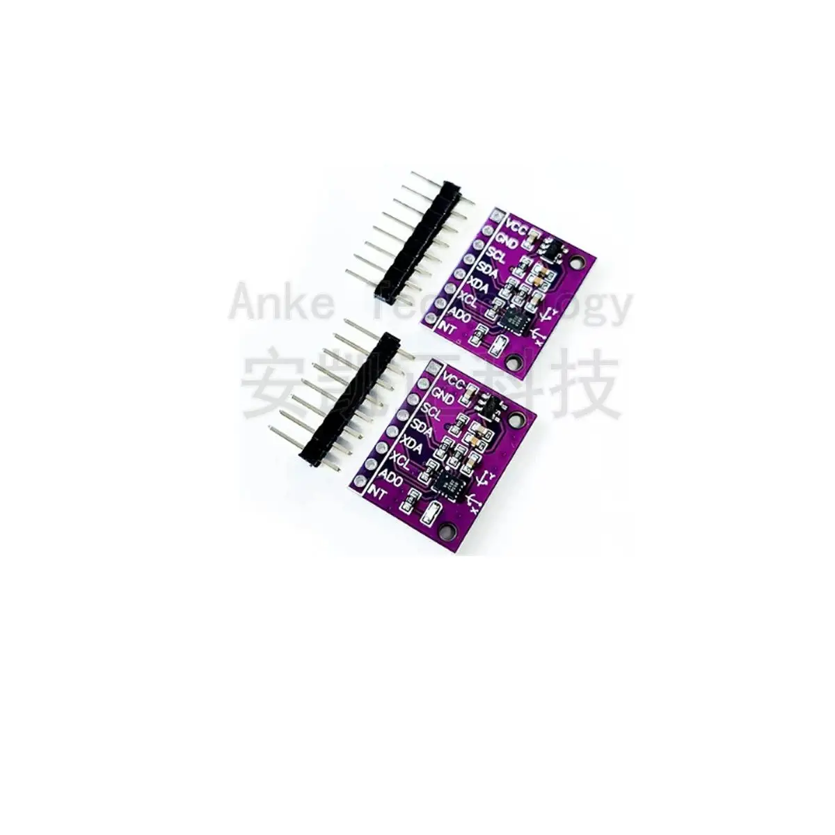 QMI8658 sensor module compatible with BMI160 six-axis gyroscope evaluation board, 6DFO alternative to MPU6050