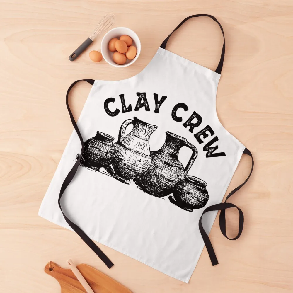 

Funny Clay Crew Pottery Ceramicist Ceramic Artist Apron Chef Accessories For Home Accessories Kitchen Women Apron