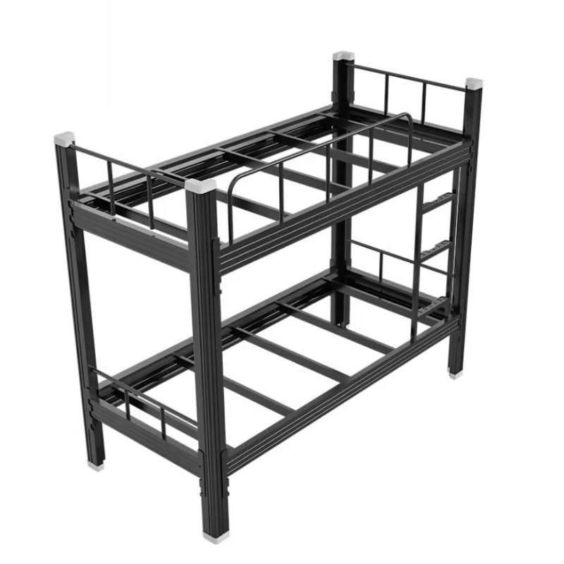 Student Dormitory Space Saving Tall Design Bunk Bed Metal