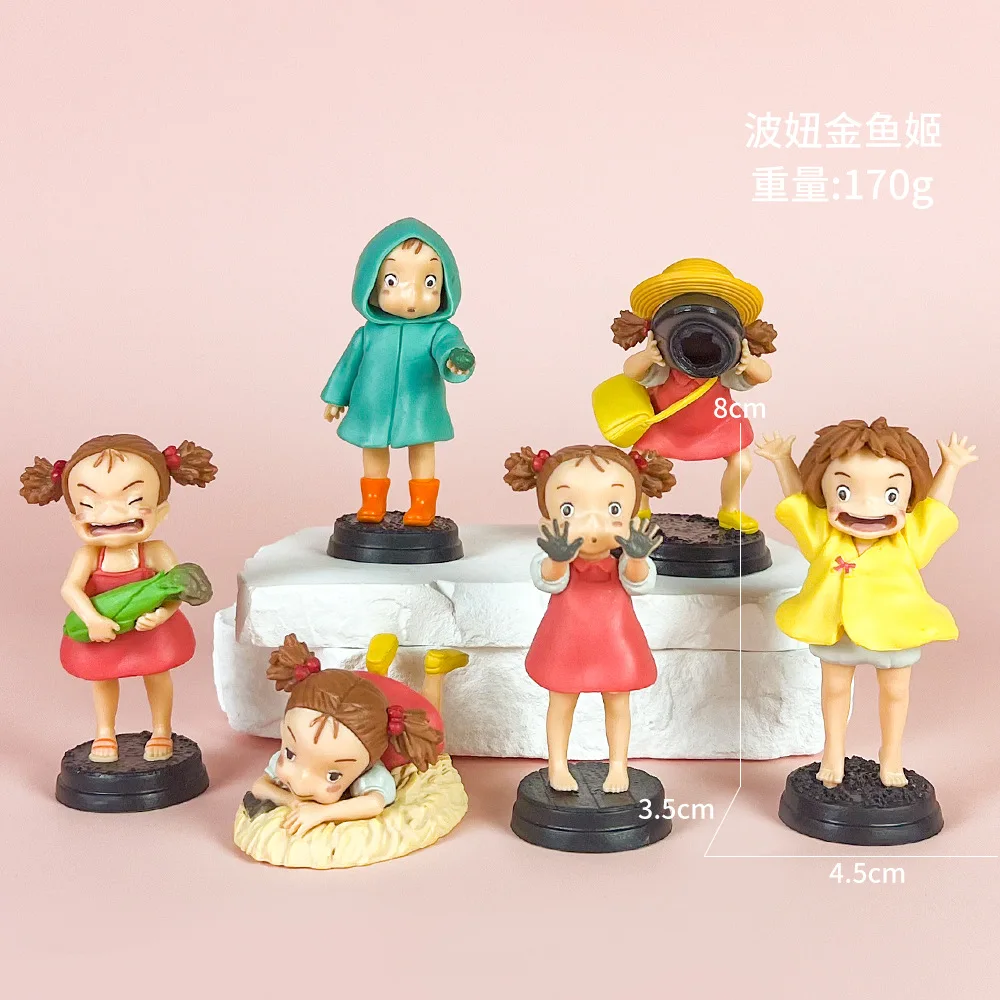 

Hirokazu Kuniyoshi Character Yuuko The Rabbit, Neko The Goldfish, Hinako The Fish, Handcrafted Anime Model Gift Set