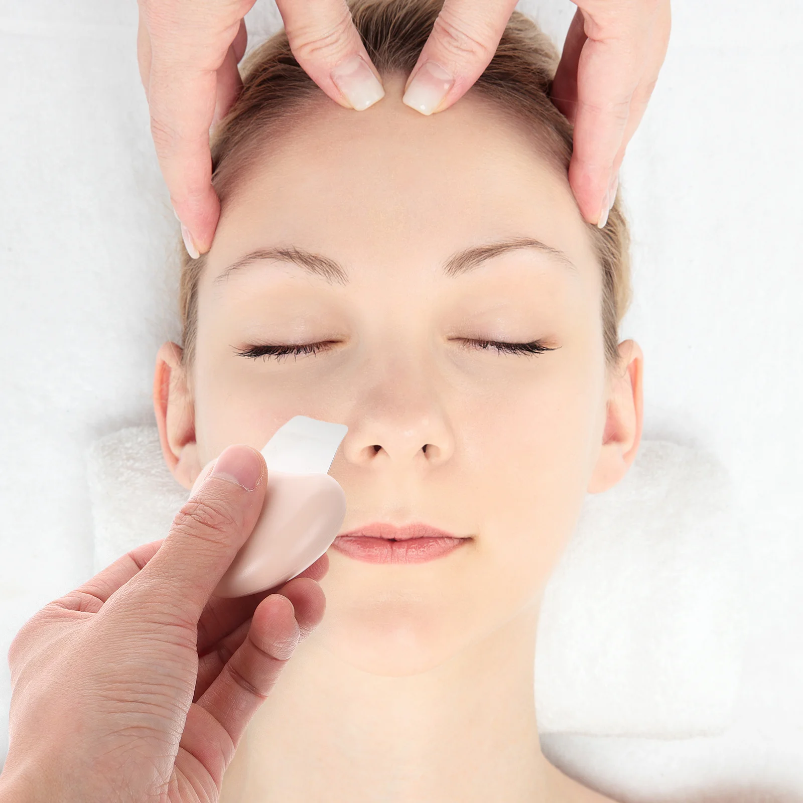 블랙헤드 스크레이퍼 도구 스테인레스 스틸 여드름 제거제 얼굴용 블랙헤드 추출 경량 휴대용 스킨케어 페이셜