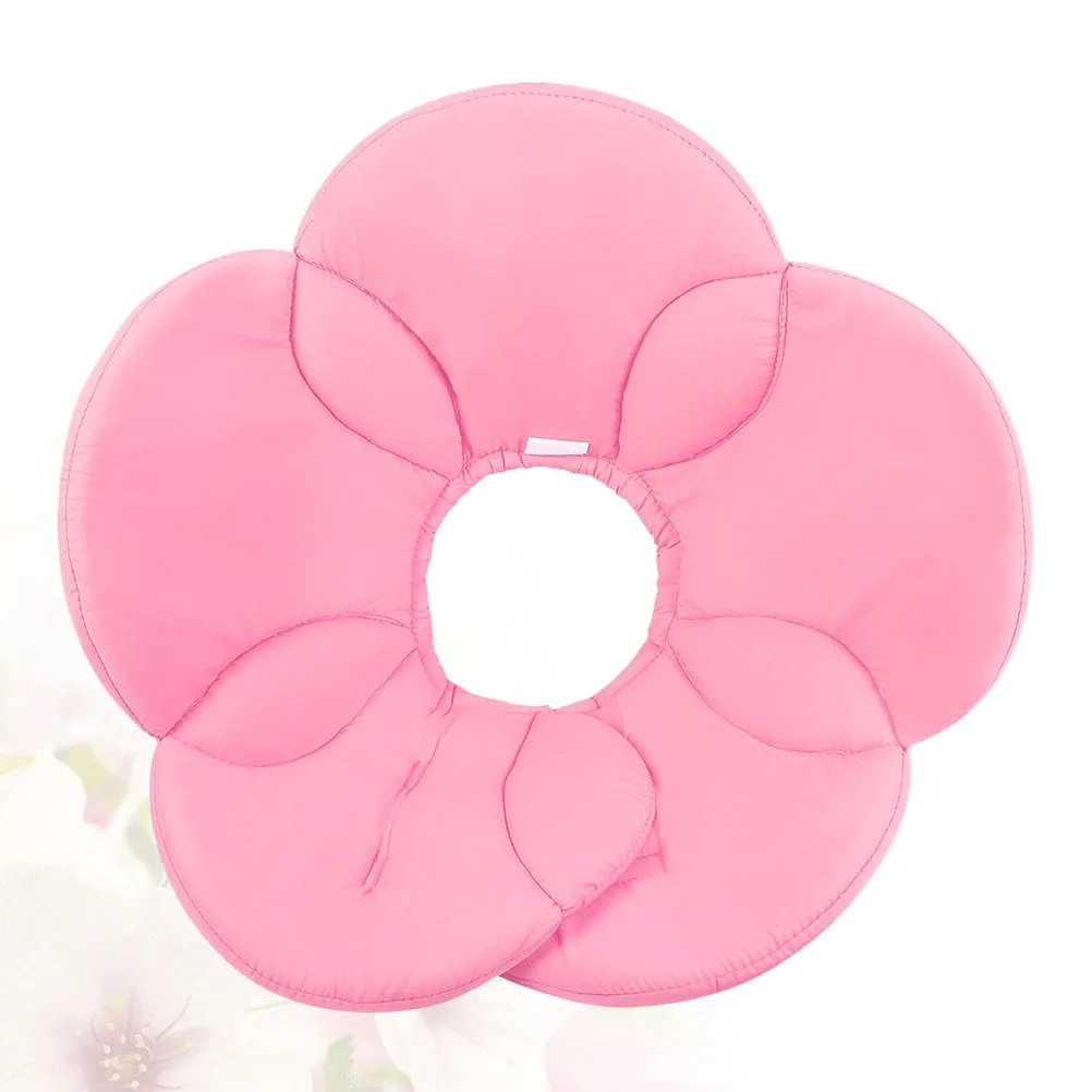 

Pet Flower Protection Collar Pink Xl Lightweight Durable Recovery Collar Prevent Licking Scratching Injuries for Dog Pet