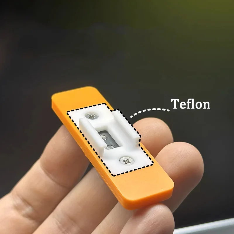 Keyi edc tijolo mecânico magnético push card slider tátil brinquedo de redução de estresse para brinquedos de concentração de atenção tdah