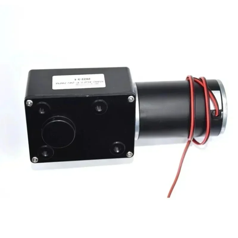 12v 24v Metal Worm Gearbox Engine Reversed Low Speed 250kg.cm Strong Torque Gearmotor Self-lock Worm Gear Motor