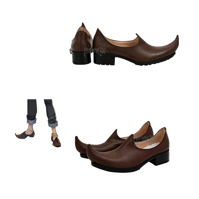 Kalim Al-Asim Games Customize Cosplay Low Heels Shoes For Hallowmas Party Adult Women Men Role Play Prop