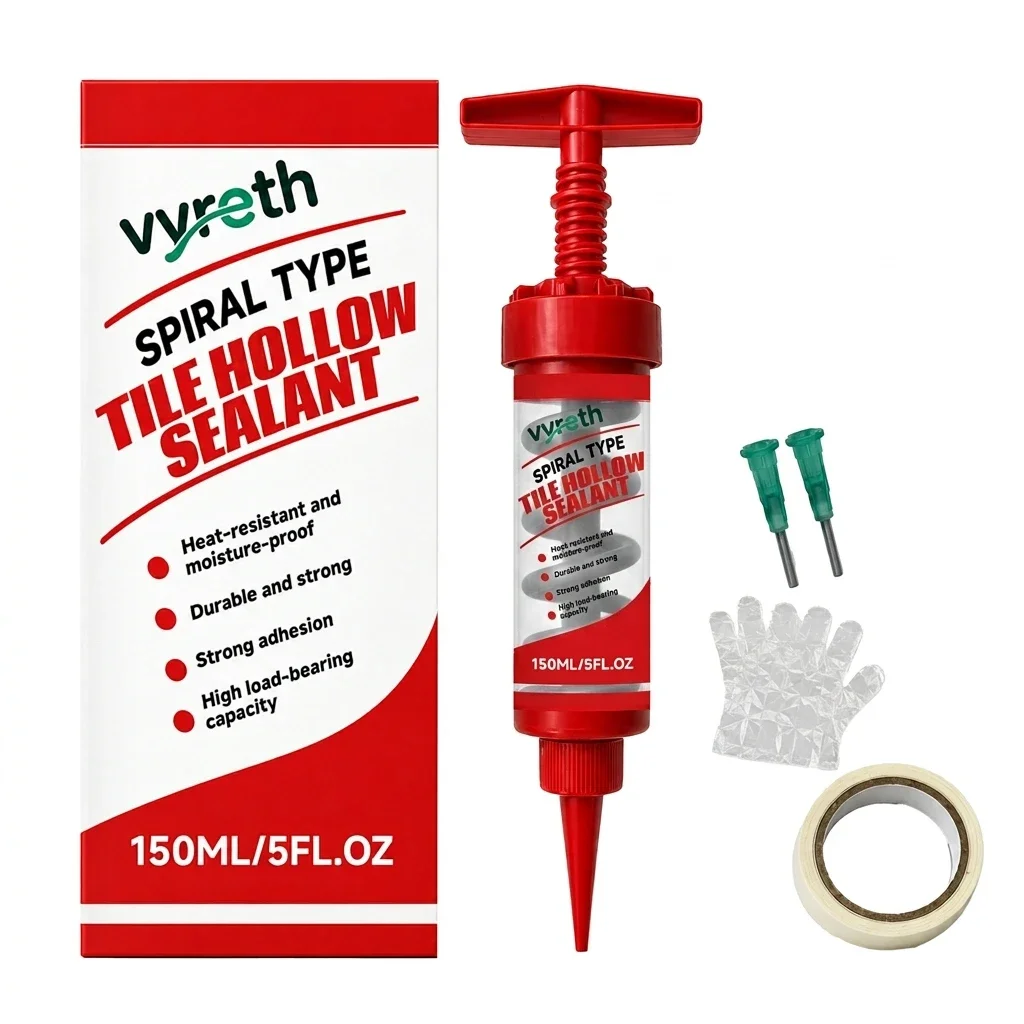 Tile Hollow Repair Adhesive High-Viscosity Gap Filling Glue for Homeowners Wall Floor Ceramic Marble Maintenance Kit Fast Dry